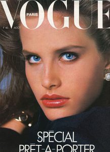 Monika Schnarre on the cover of Vogue